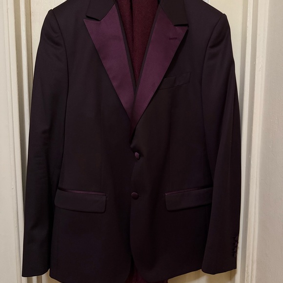 Dolce&Gabana Tuxedo Blazer wine/ Bordeaux Color size 40 US / 50 Italia NWT - Picture 6 of 7